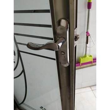 Stainless Steel 304 Bathroom Door Lock Keyless Toilet/Washroom/Aluminum Alloy/Concave/Angled/Inner Fox Door Lock