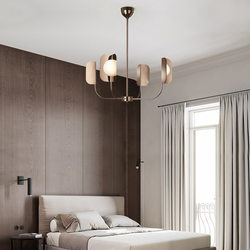 Nordic living room chandelier simple modern fashion light luxury designer villa study cafe branch bedroom chandelier