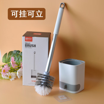 Wall-mounted standing drainable household toilet cleaning brush