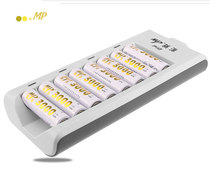  Qiyuan MP808 8-slot charger with 8 No 5 AA3000 mAh rechargeable battery set Rechargeable No 7 special offer