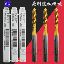 TOSG Anglo American Plated Titanium Spiral Wire Tapping UNC5 16 UNF3 8 7 16-14 Beauty Plated Titanium Spiral Wire Cone