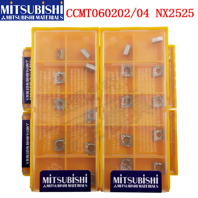 Mitsubishi Numerical Control Blade Japan Imports CCMT060202 04 NX2525 Ceramic Piece Inner Hole Knife Grain