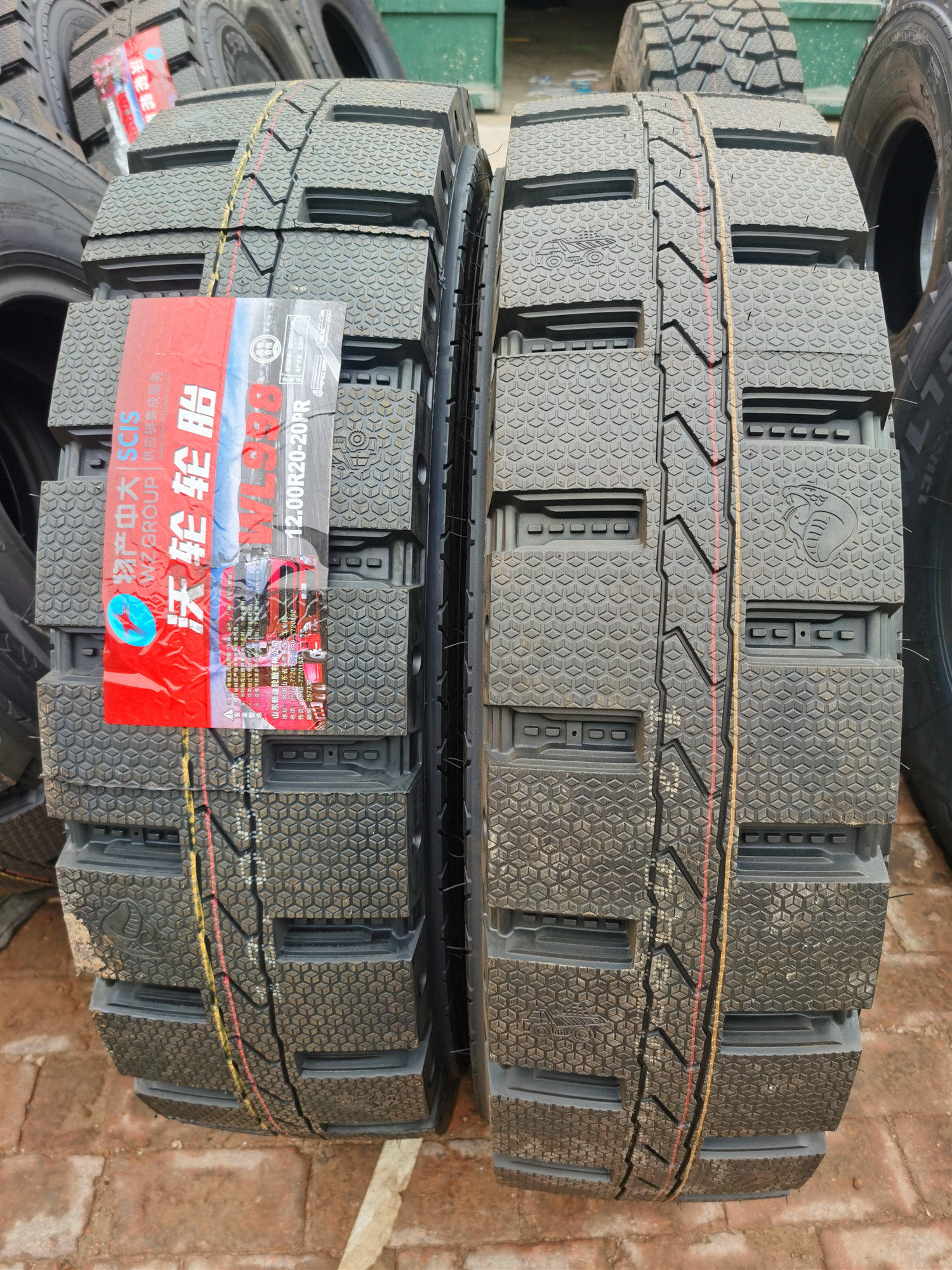 Warren 1200r 20 explosion - proof tire mine special thickness anti - load wear tire