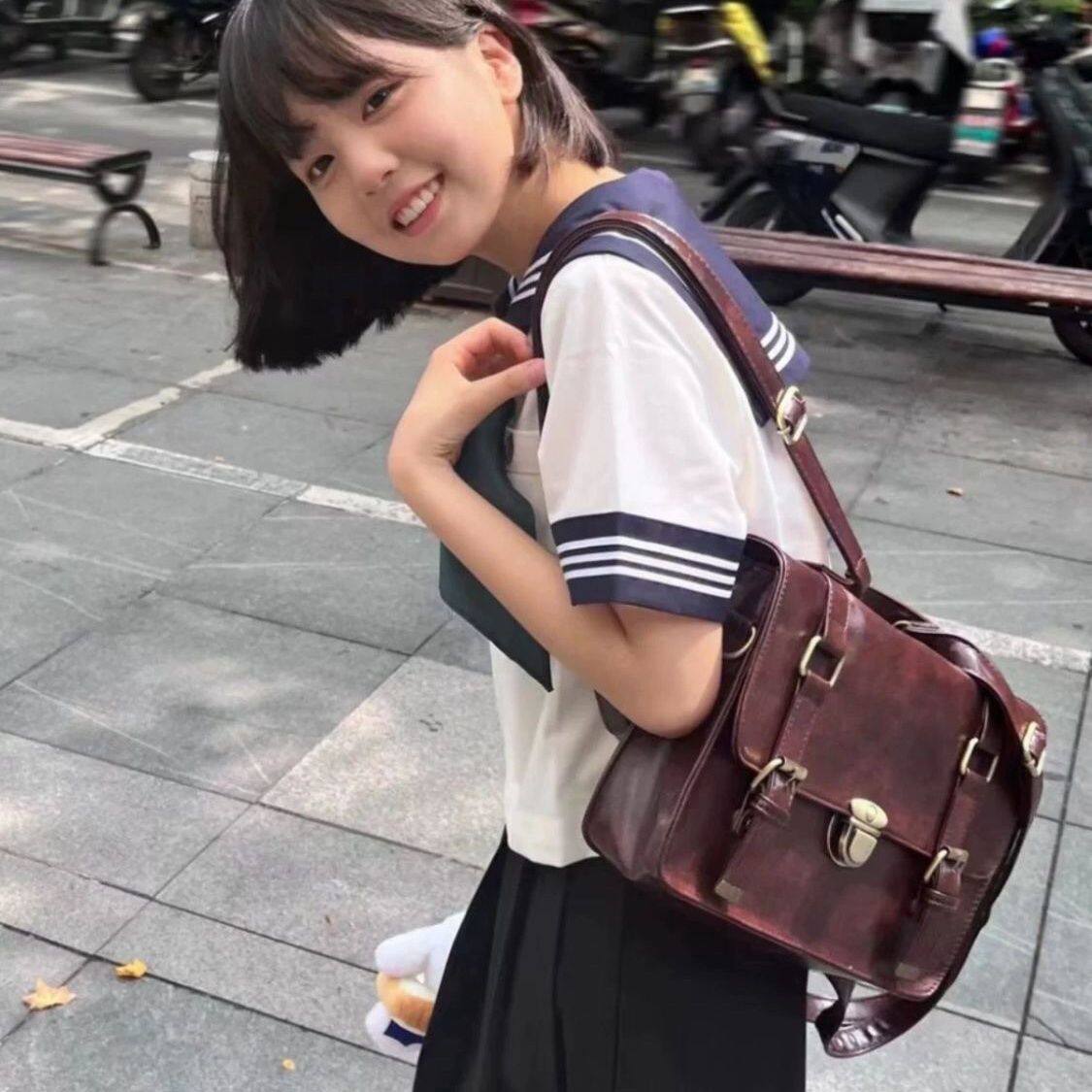 25年必买!日系JK制服包邮差包DK|学院风双肩包避坑指南-服装品牌-淘宝好物网