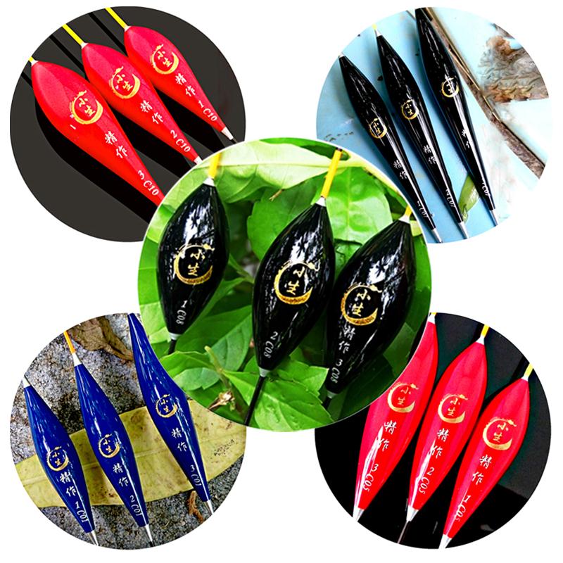 Small raw sperm for Barr cedar wood Colorful Fish Float C Series 0123456789 Wildfish Special Fish Floating Drift