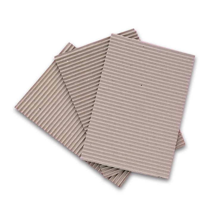 Two layers, three layers, four layers of corrugated cardboard, striped corrugated creative handmade DIY environmental material package