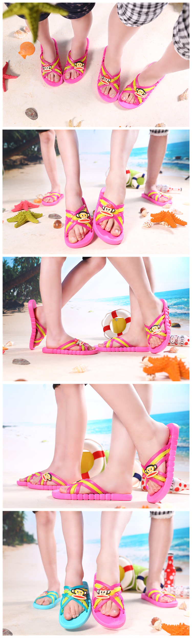 Chaussons enfants en autre pour été - semelle caoutchouc Wear - Ref 1023767 Image 22