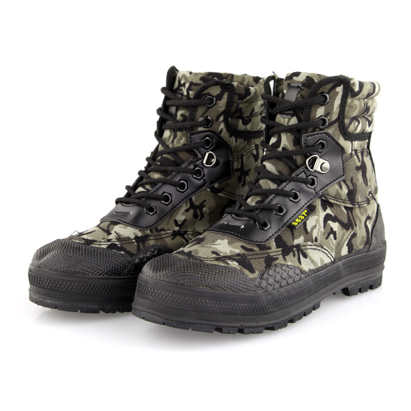 Boots militaires en toile - dérapage - Ref 1400268 Image 38