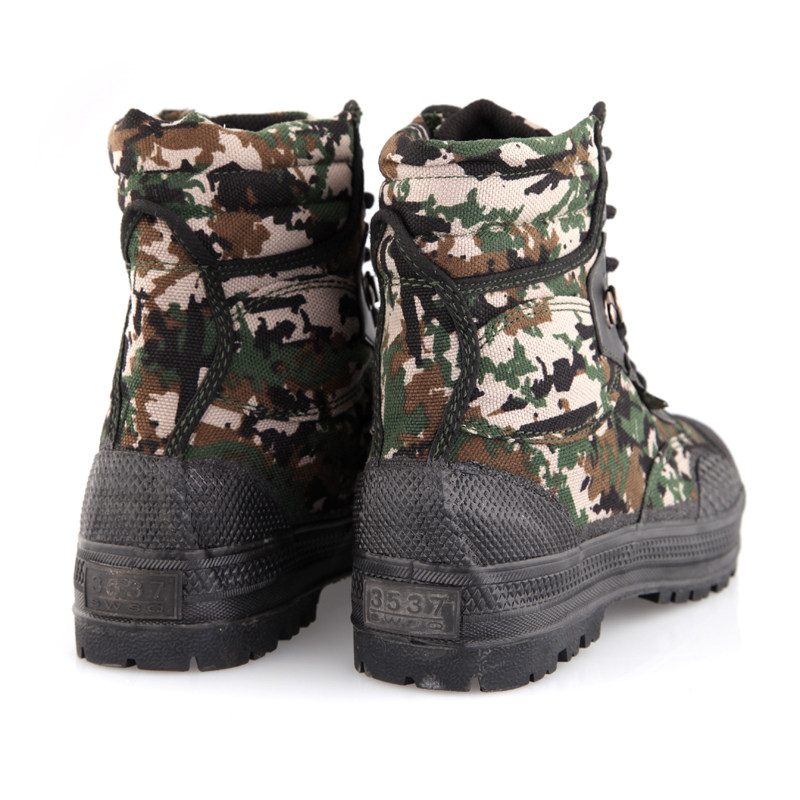 Boots militaires en toile - dérapage - Ref 1400268 Image 44