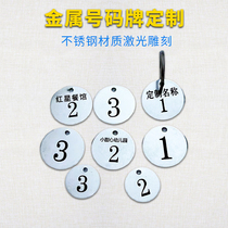 Stainless Steel Customised Glass Cups Water Table Key Ticks Tags metal Digital nursery Hemp Hot number plates