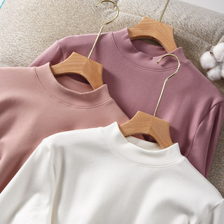 290g thickened type a cotton top brushed turtleneck autumn coat