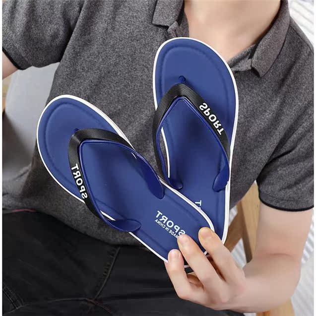 Mùa hè mới dép nam giản dị kéo nam trượt chống trượt đi dép đi biển - Giày thể thao / sandles giày xăng đan