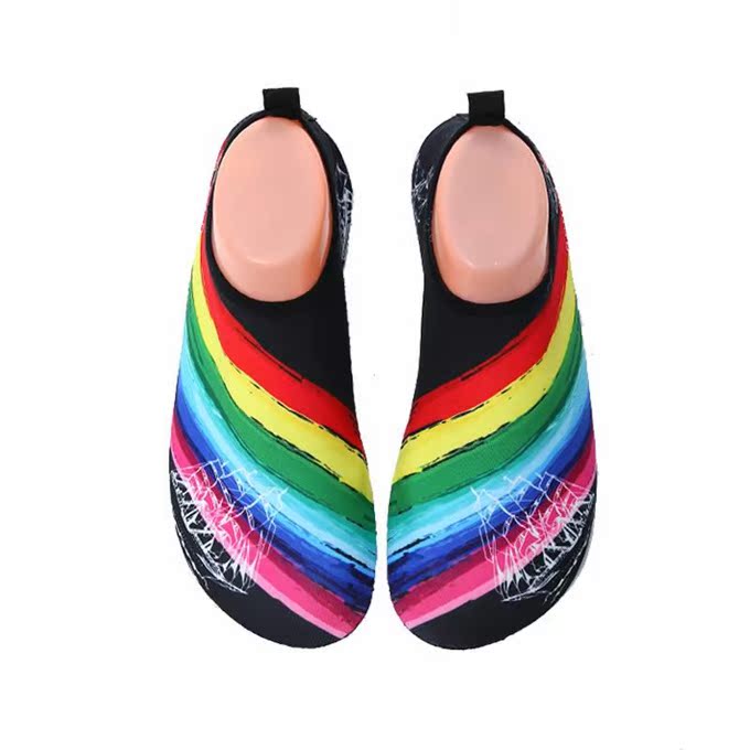 Giày đi biển nữ snorkeling giày vớ chống trượt mềm đáy trẻ em mùa hè bơi nhanh khô lặn yoga sông giày - Giày thể thao / sandles giày sandal nam công sở