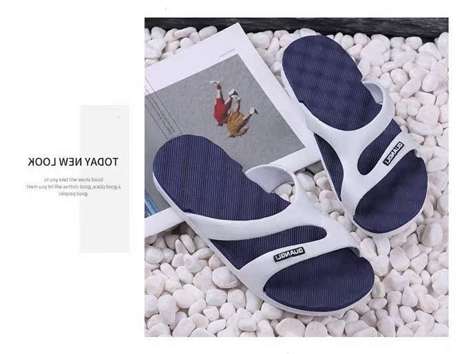 Dép nam mùa hè Dép nam Hàn Quốc Dép nam chống trơn trượt Giày đi biển - Giày thể thao / sandles dép nam quai hậu