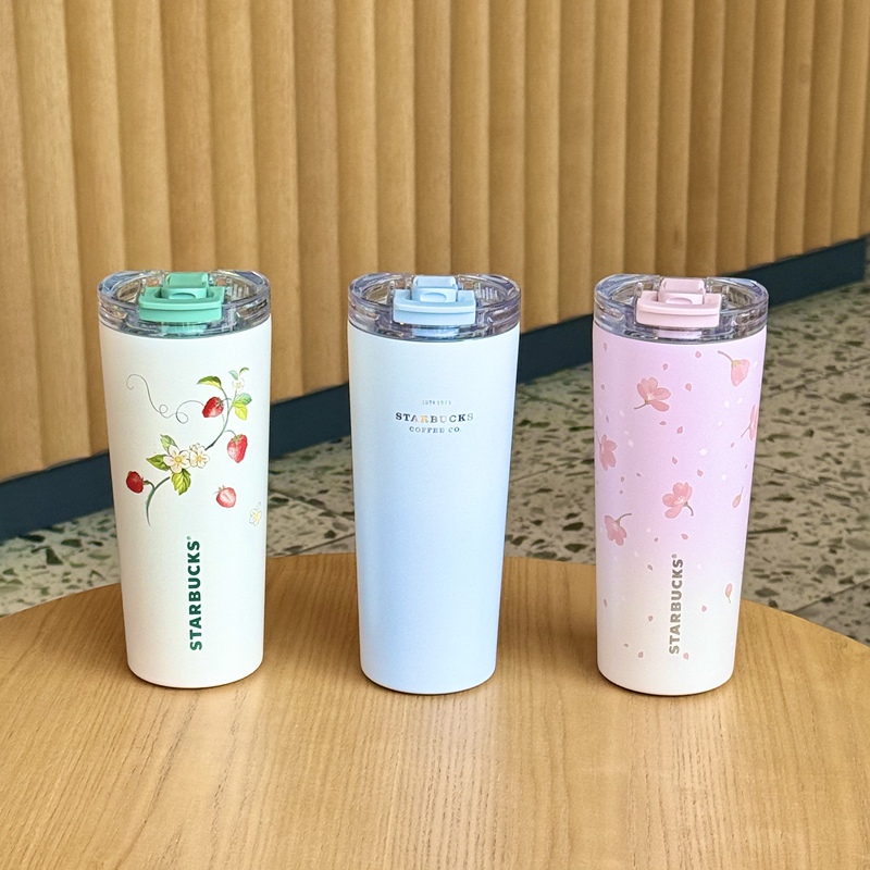 Starbucks Cup Cherry Blossom Spring Bloom Berry Good Times Misty Wild Double Drinking Mouth Stainless Steel Desktop Coffee Straw Drinking Cup Starbucks Cup Cherry Blossom Spring Bloom Berry Good Times Misty Wild Double Drinking Mouth Stainless Steel Desktop Coffee Straw Drinking Cup