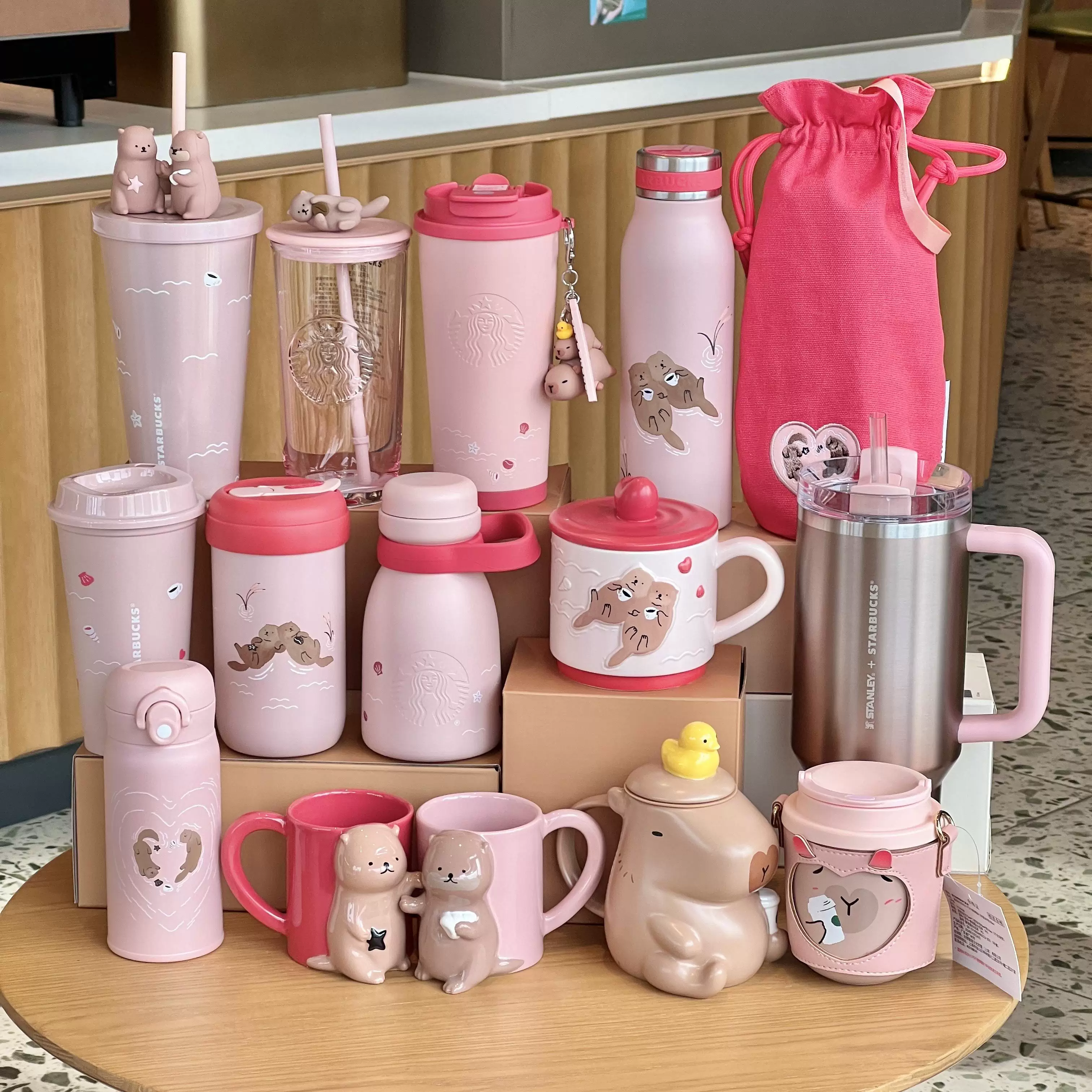 Starbucks, стеклянная трубочка для Дня святого Валентина, термос со стеклянной колбой