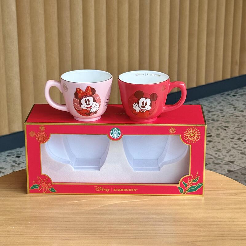 Starbucks Cup Disney Collaboration Mickey and Minnie Celebration Series Mug Set Ceramic Couple Mugs Starbucks Cup Disney Collaboration Mickey and Minnie Celebration Series Mug Set Ceramic Couple Mugs