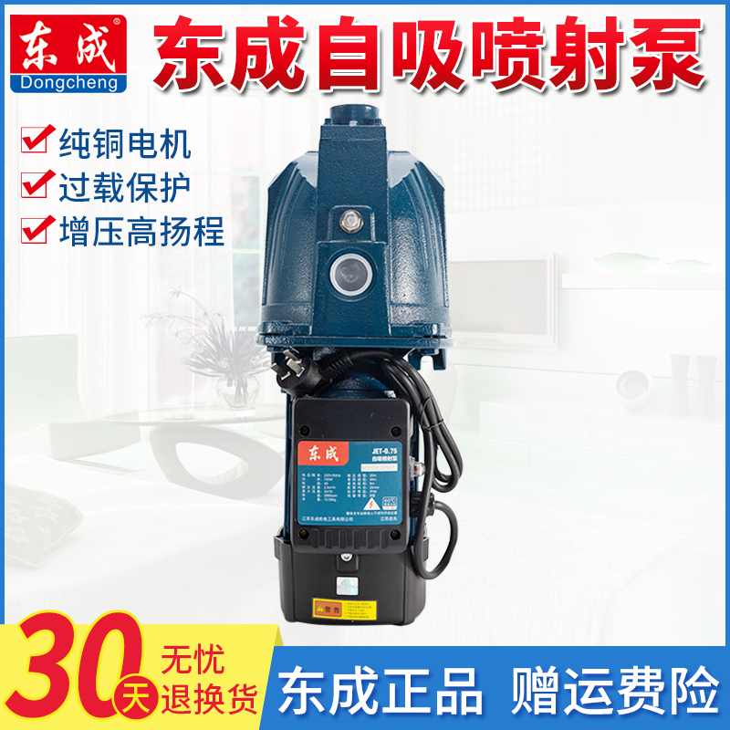 East Chengdu Self Suction Jet Pump High Lift Large Suction Household Well Water Pumping Water Pump Large Flow Water Booster Pump
