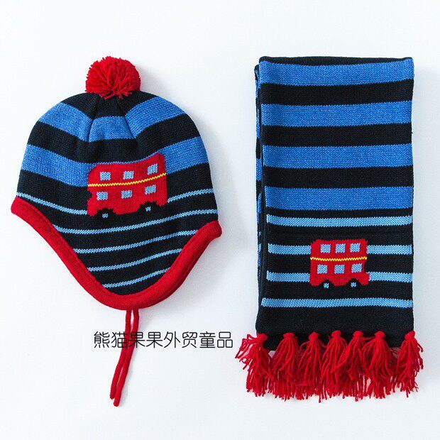 Демисезонный детский мультяшный трикотажный шарф, комплект OTHER / Other 