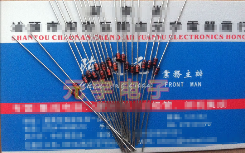 (Yuanyu Electronics) 1W glass voltage stabilizing diode 1N4735 6V2 6 2V 10 up and down