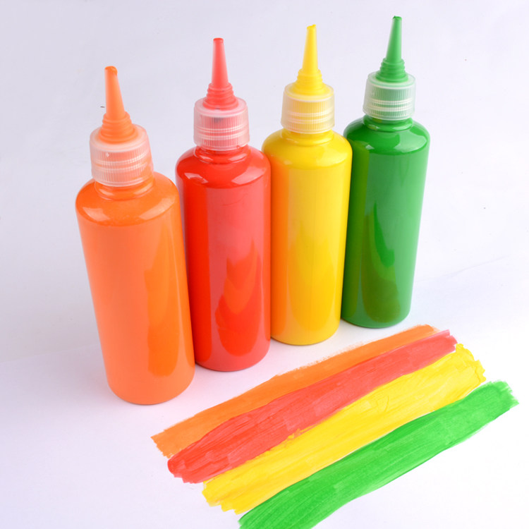 100ML acrylic paint art kindergarten children diy graffiti painting materials finger paint paint wall painting waterproof