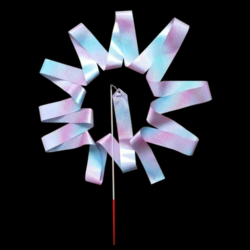 6 -метровая художественная гимнастическая полоса лента танцевальная лента детская реквизита для взрослого студенческого квадратного танцевальной шелковой ленты