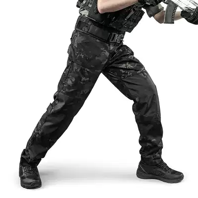 Military military sub-surface summer breathable tactical commuter men's elastic camouflage pants special forces trousers ix7 corset pants