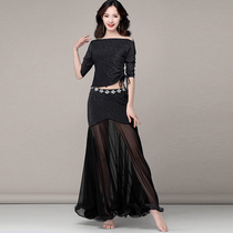 Belly dance costume women 2021 new practice clothes Oriental dance clothing adult suit Sexy Slim long skirt