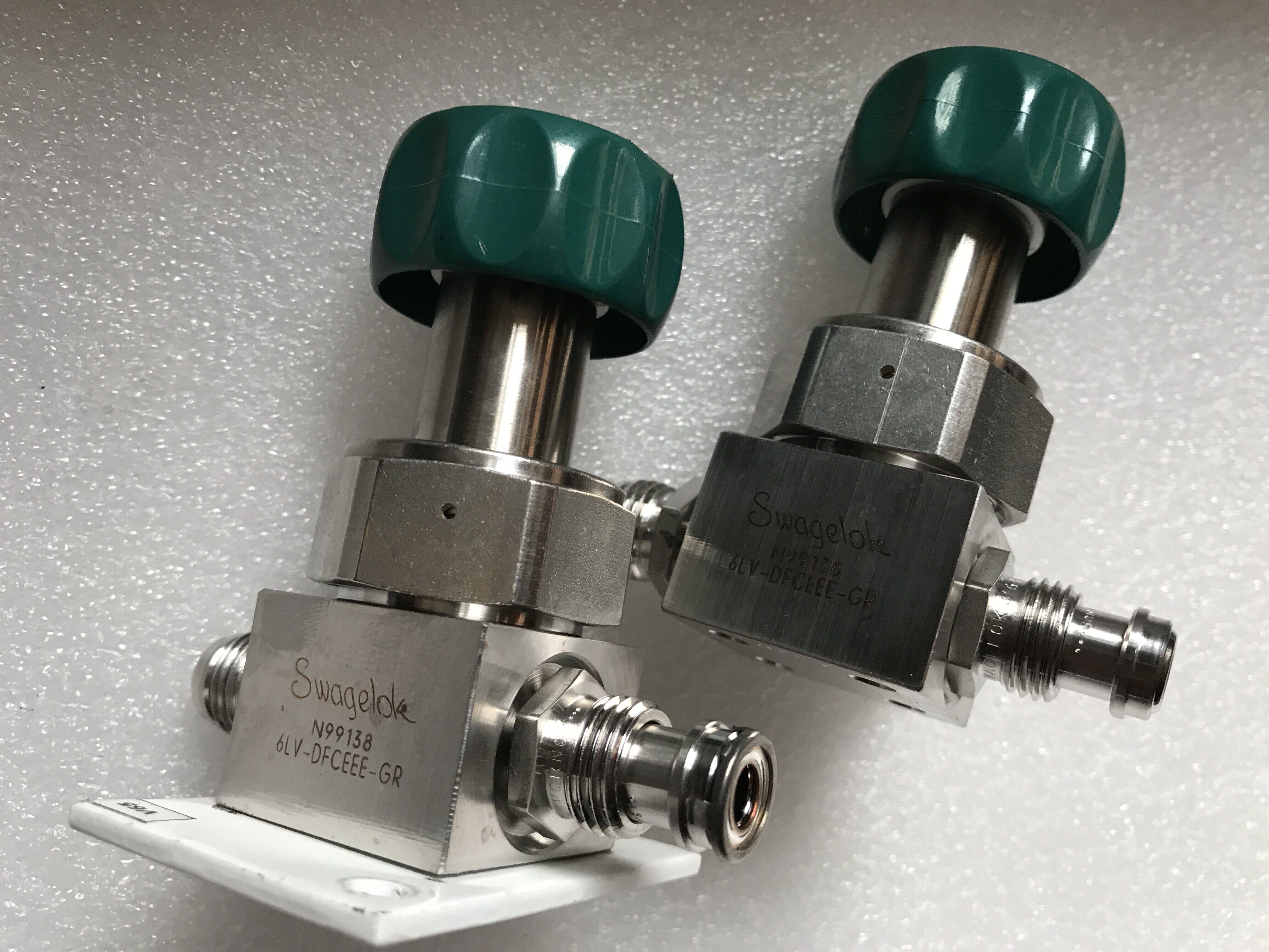 6LV-DFCEEE-GR Swagelok Swagelok three-way diaphragm valve N99138 Second-hand disassembly parts