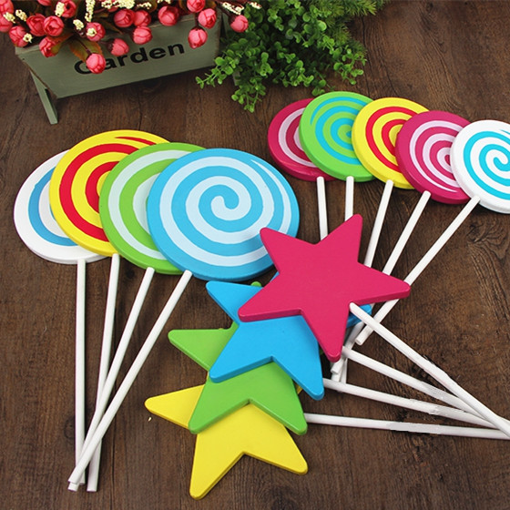 Children's photography props New 2021 creative lollipop photo studio photo personality location dance table performance game