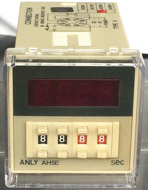 Anliang ANLY digital intelligent digital display time relay AH5E double cycle delay 220V adjustable 24V