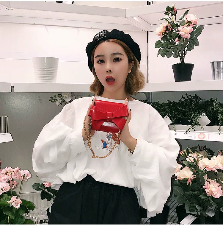 Túi nữ 2019 sóng mới Phiên bản Hàn Quốc của túi Messenger hoang dã đeo trên vai mới túi sinh viên đơn giản sang trọng - Túi xách nữ