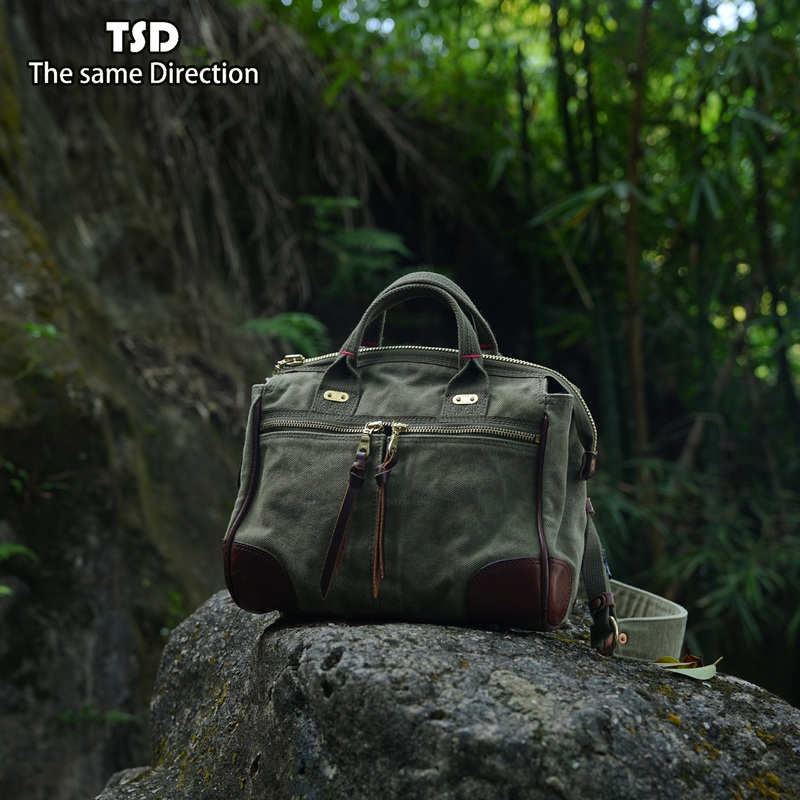 Tsd Leather Goods 580g Thickened and Reinforced Canvas Classic Laca's Handbag Crossbody Shoulder Bag Unisex Bag 8342 Tsd Leather Goods 580g Thickened and Reinforced Canvas Classic Laca's Handbag Crossbody Shoulder Bag Unisex Bag 8342