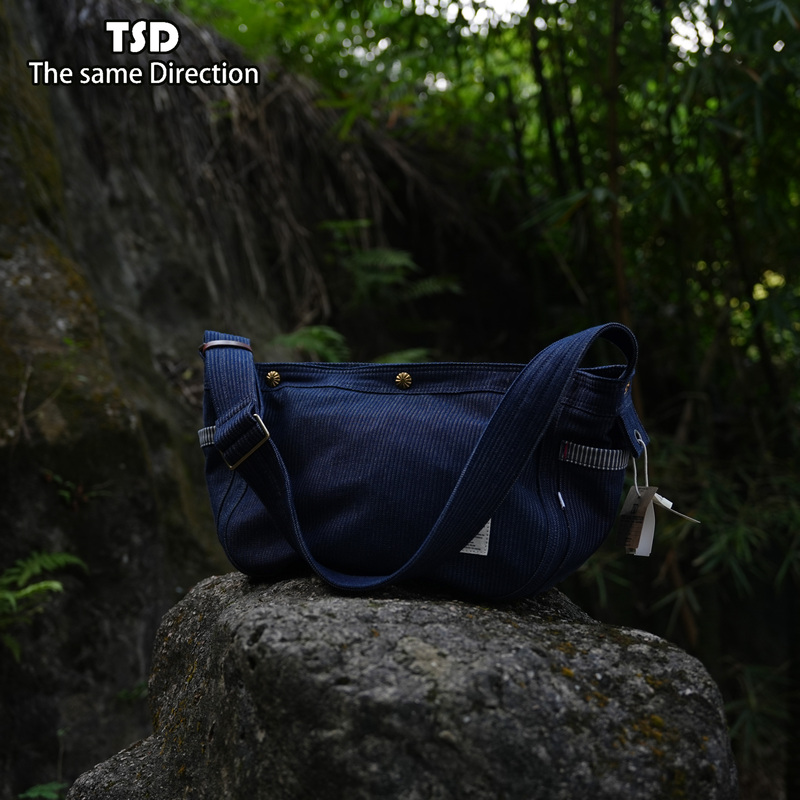 Tsd Leather Goods Retro Versatile Heavyweight Yarn-Dyed Fabric Newsboy Bag Daily Unisex Crossbody Bag Shoulder Bag 8567 Tsd Leather Goods Retro Versatile Heavyweight Yarn-Dyed Fabric Newsboy Bag Daily Unisex Crossbody Bag Shoulder Bag 8567