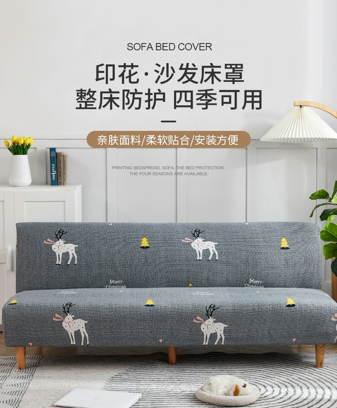 	đồ trang trí nhà cửa bằng gỗ Ghế sofa giường gấp đa năng không tay vịn bọc vải bọc ghế sofa phổ thông đàn hồi bao gồm toàn bộ vỏ bọc ghế sofa bọc vải đơn giản đồ vật trang trí bằng gỗ đồ gỗ trang trí tự nhiên	