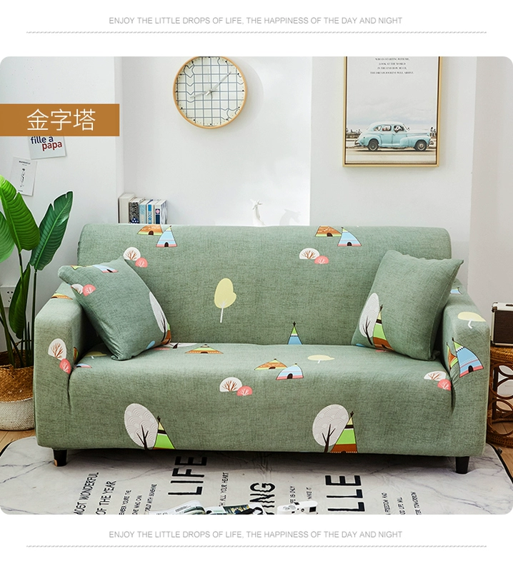 Bộ sofa màu đỏ lưới lười bọc sofa đơn giản bốn mùa phổ quát bao trọn gói bọc vải chữ vạn đầy đủ bộ bọc vải đồ decor bằng gỗ	 đồ gỗ mỹ nghệ trang trí phòng khách