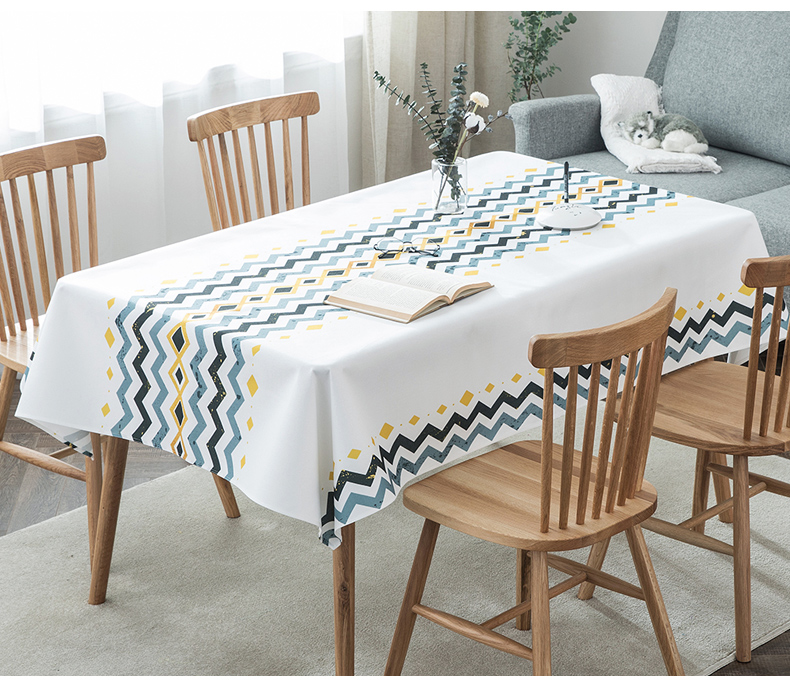 Bắc Âu in khăn trải bàn vải cotton đỏ nghệ thuật nhỏ tươi không thấm nước chống co giãn trái tim cô gái bàn trà bàn ăn nhà dùng một lần - Khăn trải bàn khăn trải bàn tiệc cưới