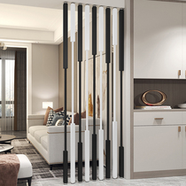 Nordic Wrought iron screen free hole interior decoration Modern simple dining living room entrance light luxury household partition custom