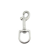 RICHWITS stainless steel 316 oval ring single head hook Dog buckle spring hook hook
