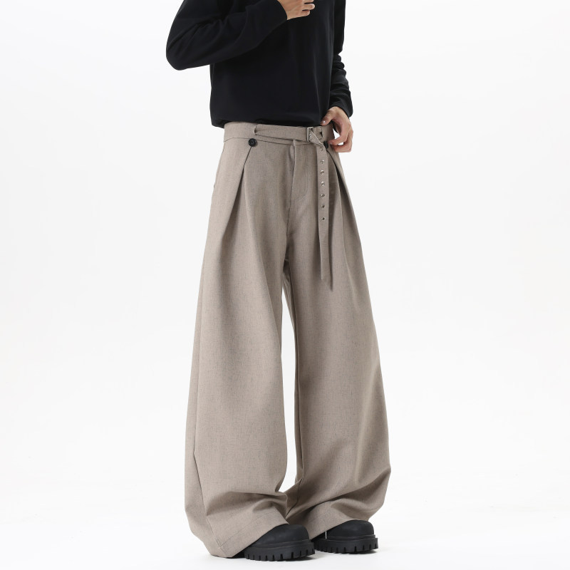 Not Ugly Store Sanbai Ttbro New Product Tian Nik Studio Casual Pants American Style Pleated Drape Dress Pants Not Ugly Store Sanbai Ttbro New Product Tian Nik Studio Casual Pants American Style Pleated Drape Dress Pants