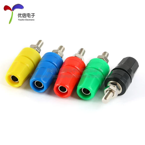 Разъем типа «банан» M4 * 36, проводка из чистой меди, разъем 4 мм, разъем «банан», 20 А, клемма проводной линии, штекер типа «банан», заземляющий штырь