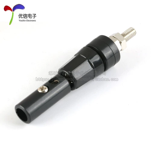 Разъем типа «банан» M4 * 36, проводка из чистой меди, разъем 4 мм, разъем «банан», 20 А, клемма проводной линии, штекер типа «банан», заземляющий штырь