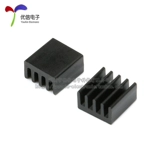 Радиатор 8,8*8,8*5 мм (черный/серебряный) Высококачественный маленький радиатор