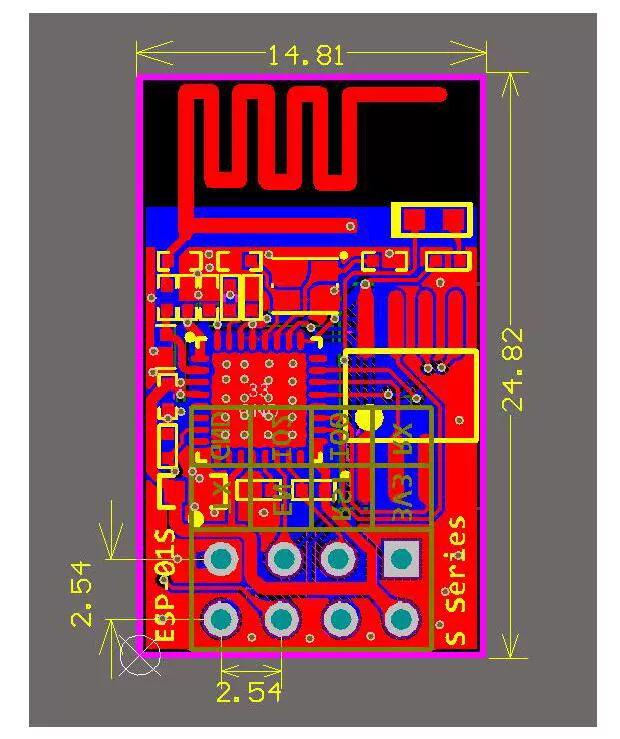 [Uxin Electronics] Cổng nối tiếp ESP8266 cấp công nghiệp truyền dẫn trong suốt không dây ESP-01S tới mô-đun WiFi