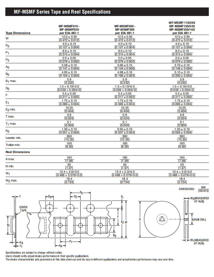 1812 贴片自恢复保险丝/保险管 PPTC MF-MSMF010-2 0.1A 60V-淘宝网