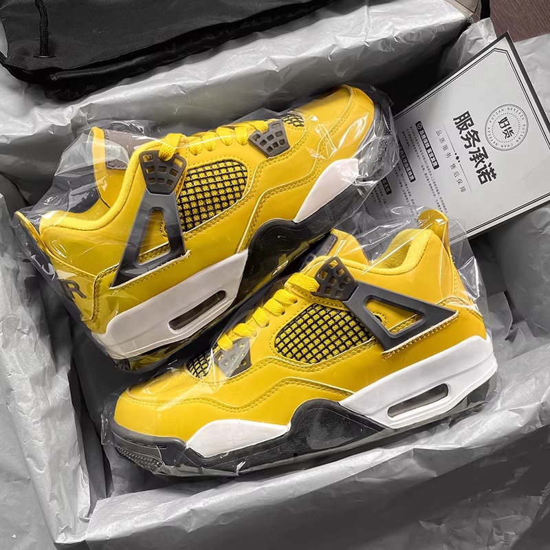 New Balance Aj4 Electric Mother Men's Shoes Spring and Autumn 2026 Popular Retro Aj Basketball Sneakers Women's High-Top Versatile New Balance Aj4 Electric Mother Men's Shoes Spring and Autumn 2026 Popular Retro Aj Basketball Sneakers Women's High-Top Versatile