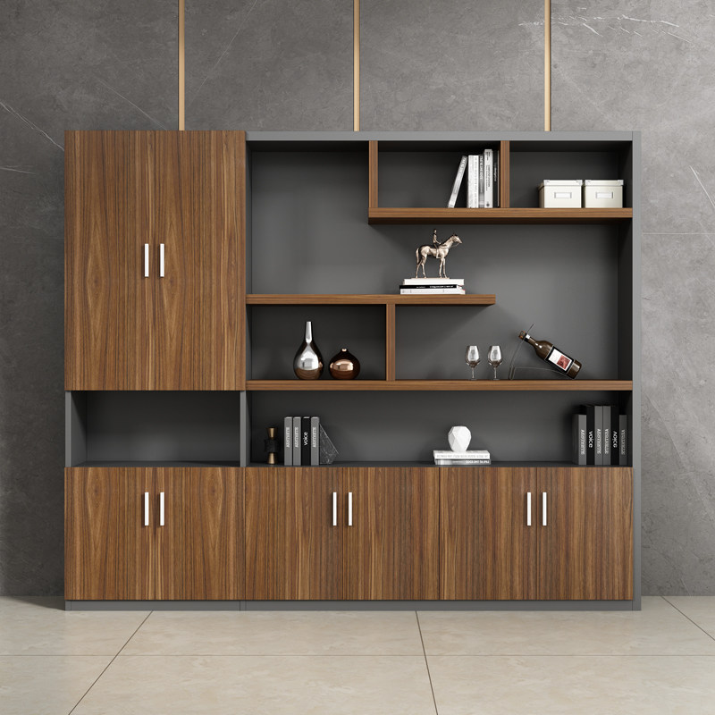 Shanghai office bookcase file wooden office filing cabinet background cabinet information cabinet locker office furniture