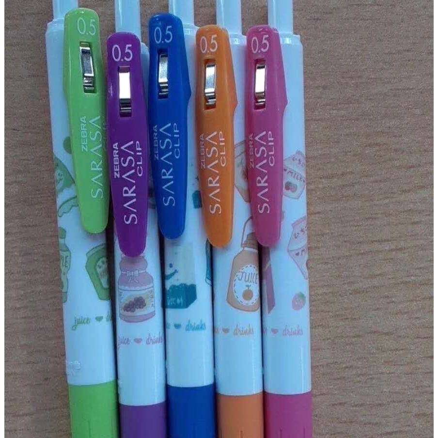 Japanese zebra sarasa dessert girl heart second generation zebra JJ15 black gel pen