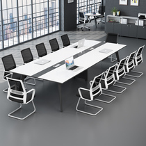 Conference table long table training table simple modern meeting table and chair combination long table work table conference table