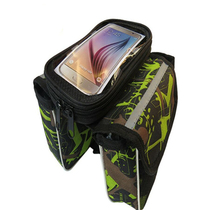 New Mountain Bike Bag Large Front Beam Pipe Bag Saddlebag Large Capacity Cell Phone Bag Cycling Equipment Accessories